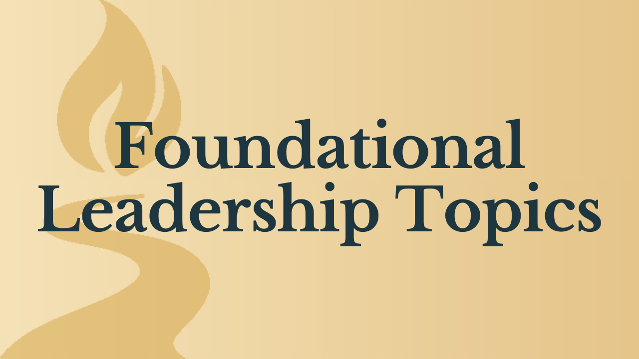 Foundational Leadership Topics Services